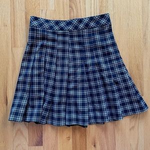 H&M Plaid Mini Skirt